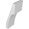 Ekena Millwork 6-in. W x 6-in. D x 18-in. H Westlake Architectural Grade PVC Knee Brace BRCP06X06X18WTL - alternate 6